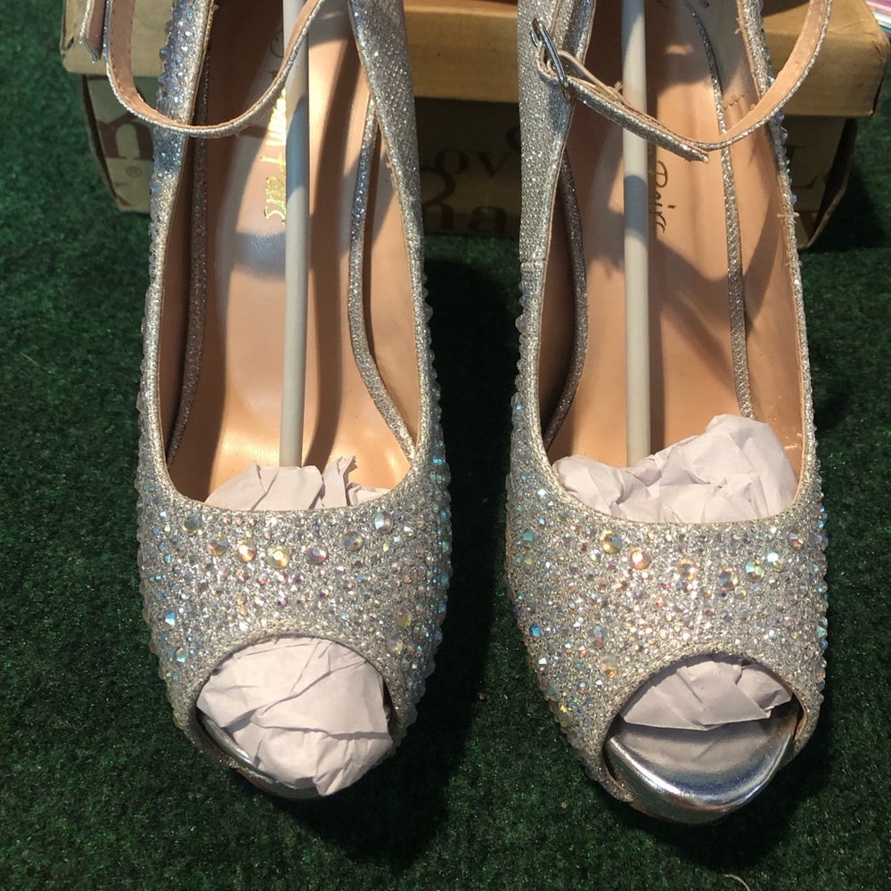 Bling high heels size 7